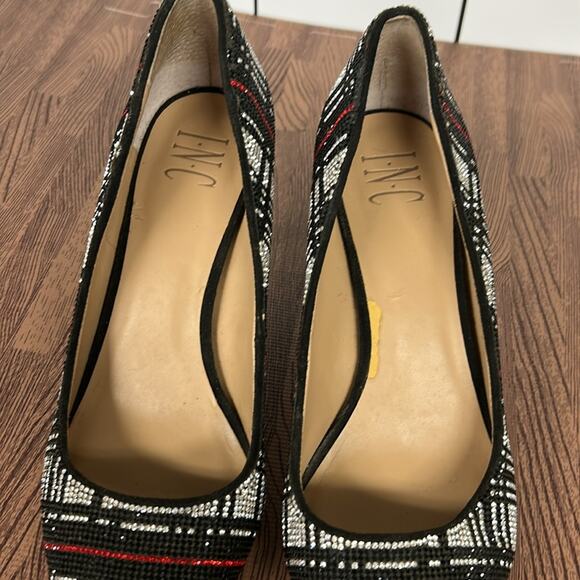 INC International Concepts Women's Zitah Embellished Pointed Toe Pumps Size 8.5 - Picture 6 of 9